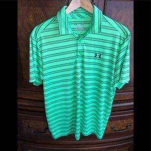 EUC Under Armour Heat Gear Polo Shirt